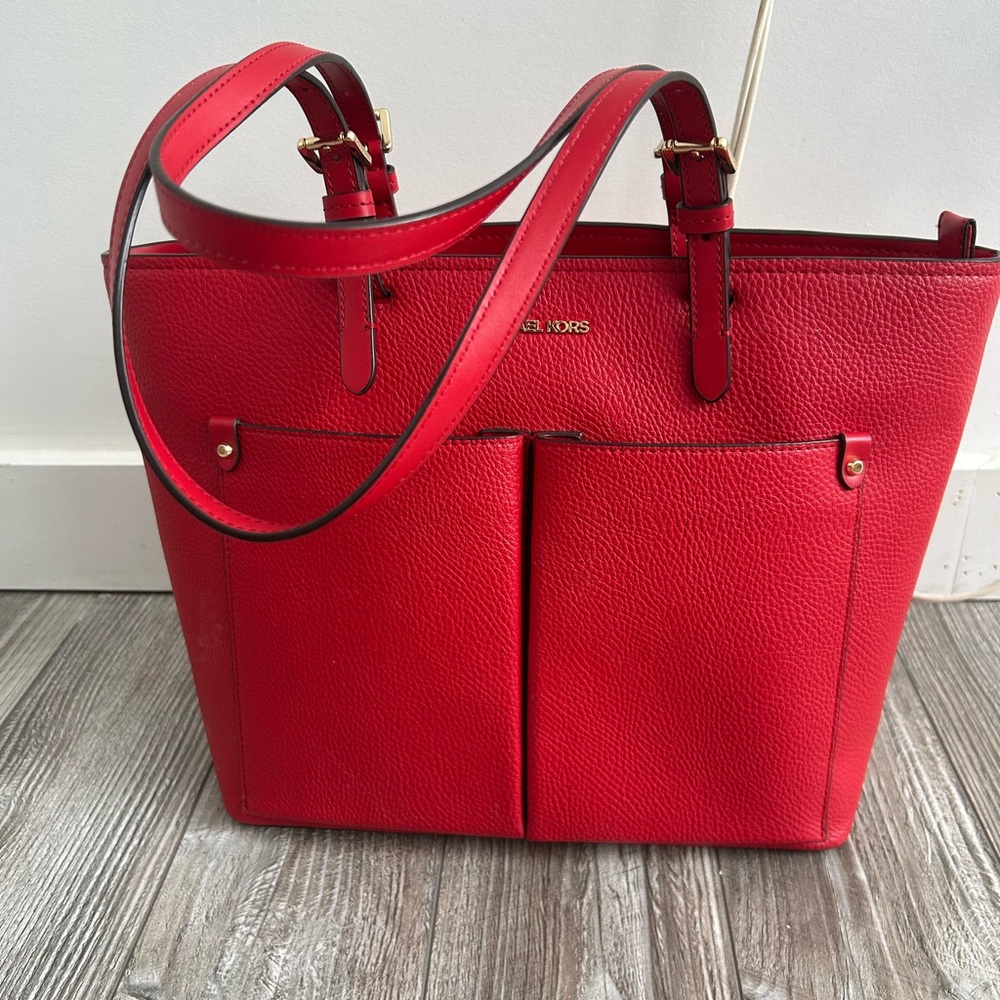 Michael Kors Vibrant Red Tote Bag